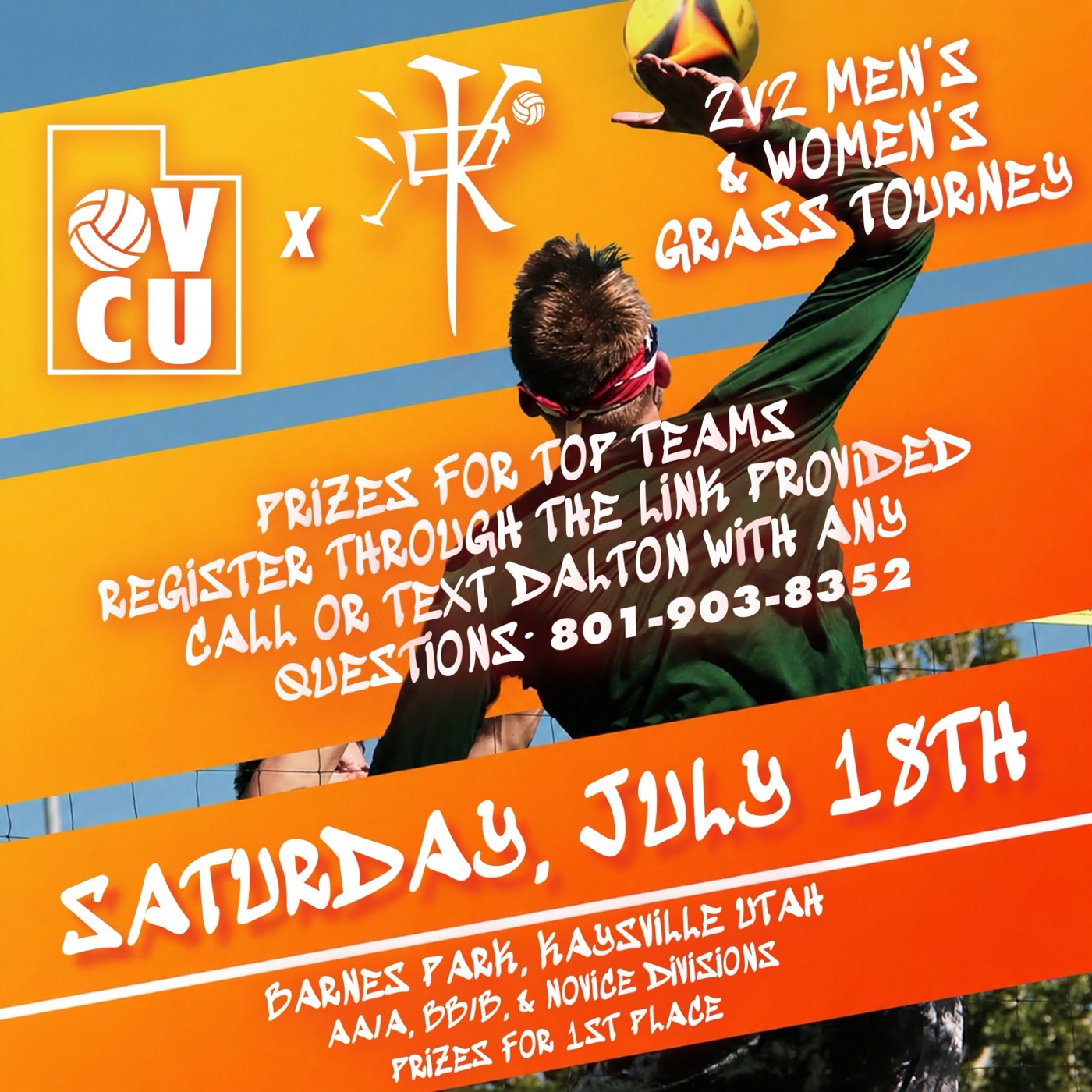 OVCU x OKI Athletics July 18 Doubles Tournament Flyer