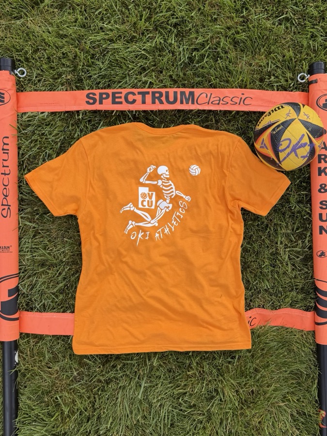 OVCU x OKI Athletics limited edition t-shirt, back