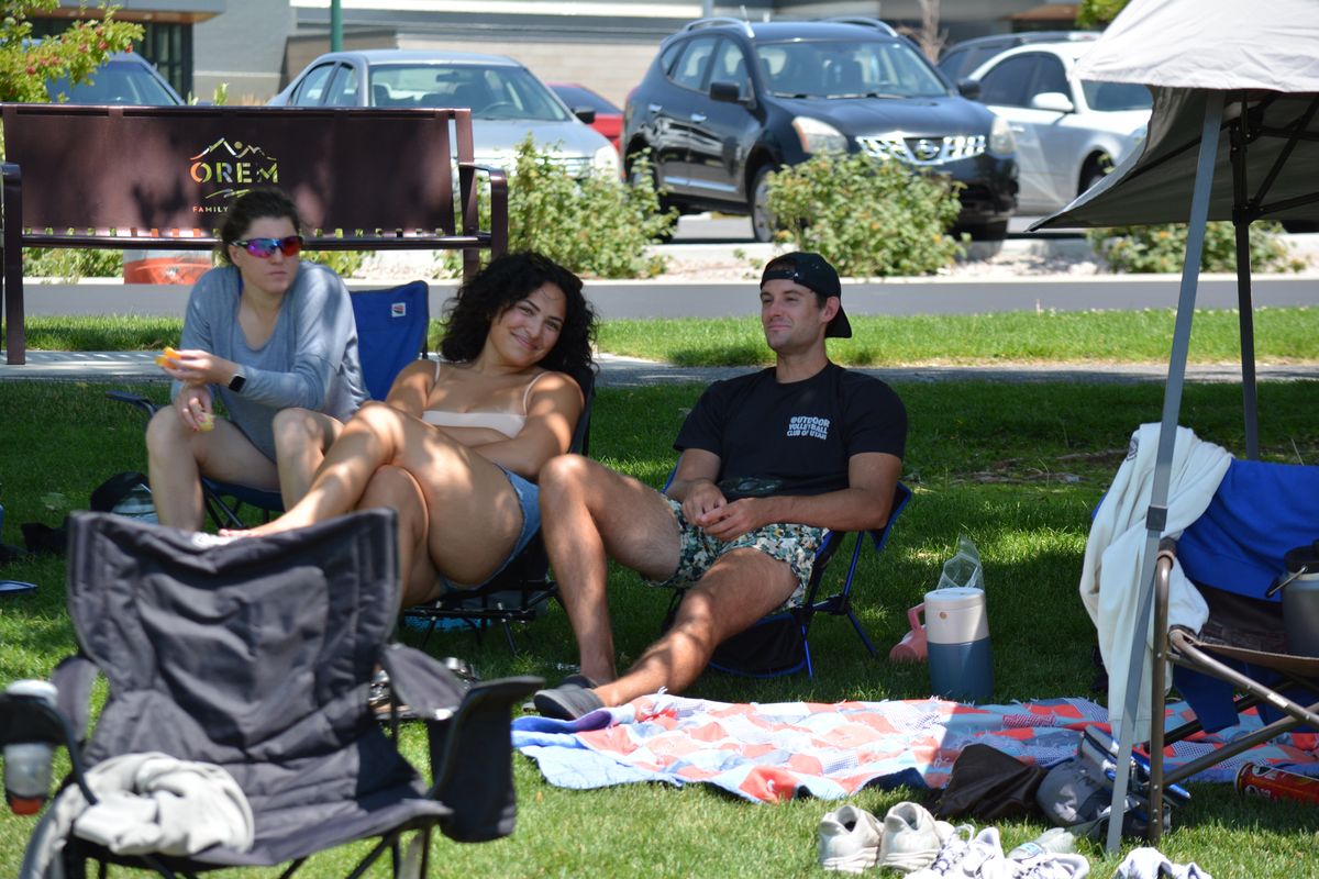 Spectators enjoying the tournament